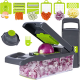 Kitchen Multifunctional Vegetable Cutter 22 Pcs Set | Household Food Chopper Set