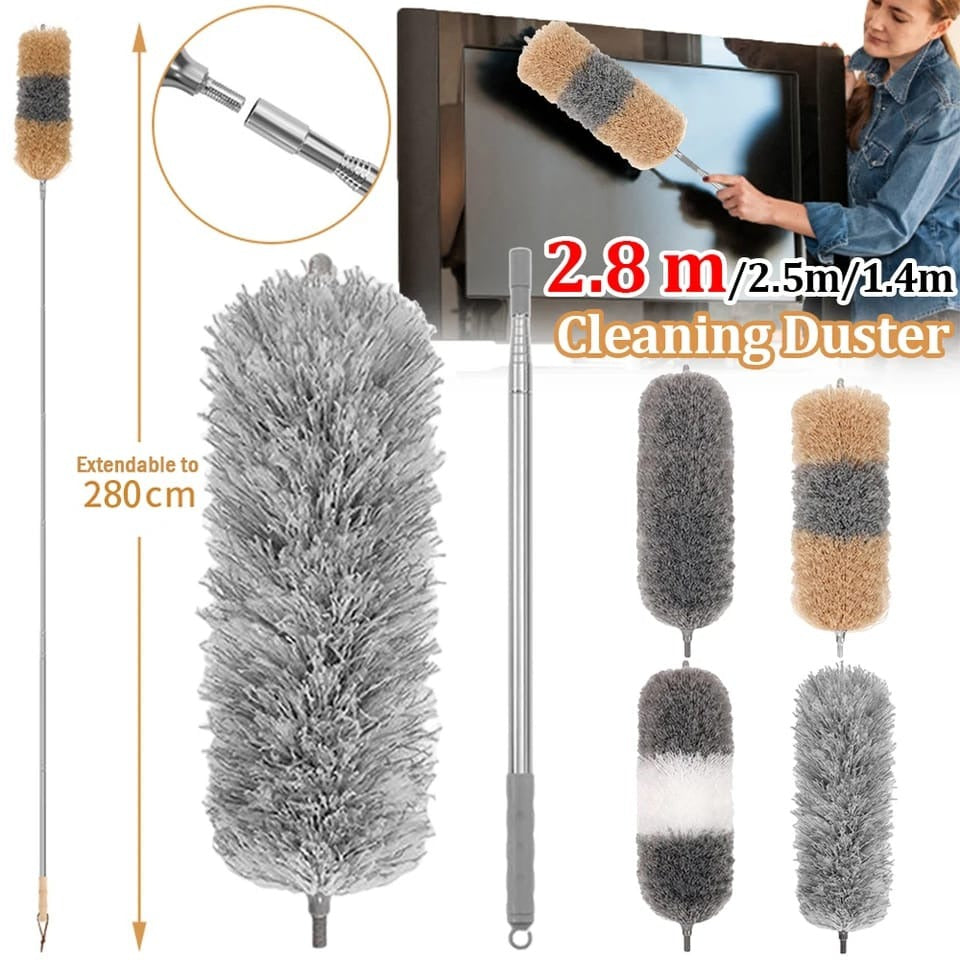 Premium Microfiber Duster – Extendable, Washable, High-Density Dust Cleaner for Home, Car & Office