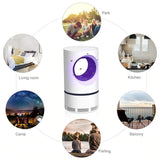 Mosquito Killer Lamp Electric Shocker Round – Powerful 360° UV Light Insect Trap for Home, Room & Outdoor Use | Safe, Silent & Eco-Friendly Bug Zapper