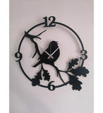 sparrow Decorative 3D Wooden Wall Clock for Living Room Bedroom Office Kitchen etc | MDF Wall Clock