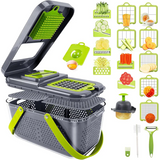 Kitchen Multifunctional Vegetable Cutter 22 Pcs Set | Household Food Chopper Set